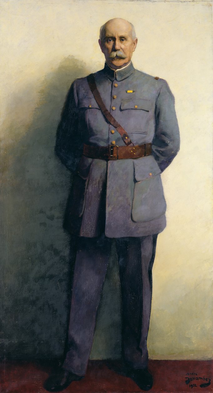 Portræt af marskal Philippe Petain (1856-1951) 1932 af Andre Devambez
