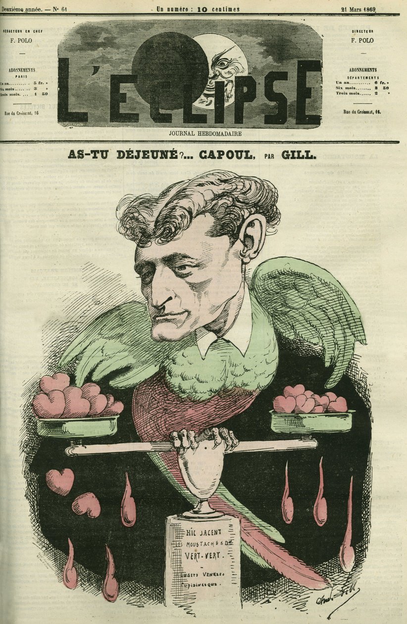 Capoul, skuespiller fra Opera Comique. Cover i "" L