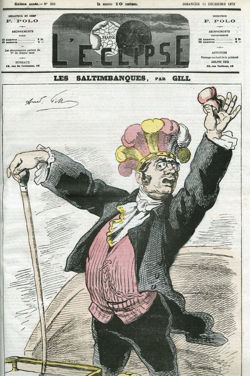 Tegnefilm "The Saltimbanks", "" rip! Kæmp ikke! "", serie om charlataner. Cover i "" L