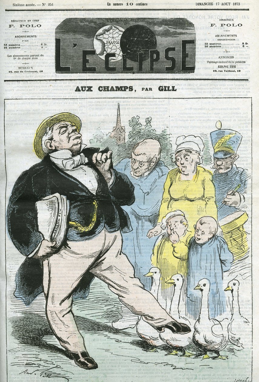 Tegnefilm "" aux champs". Cover i "" L