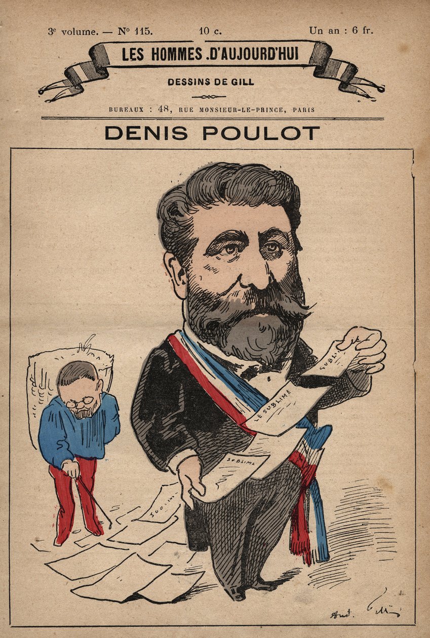 Tegneserie af Denis Poulot 1832-1905 fra 