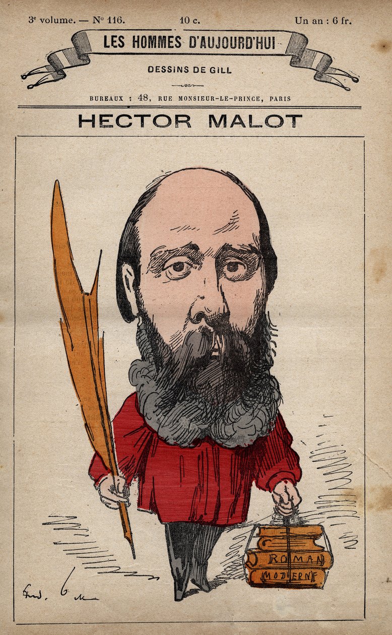 Tegneserie af Hector Malot (1830-1907) fra 