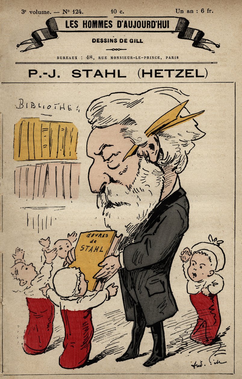 Tegneserie af Pierre Jules Hetzel fra 