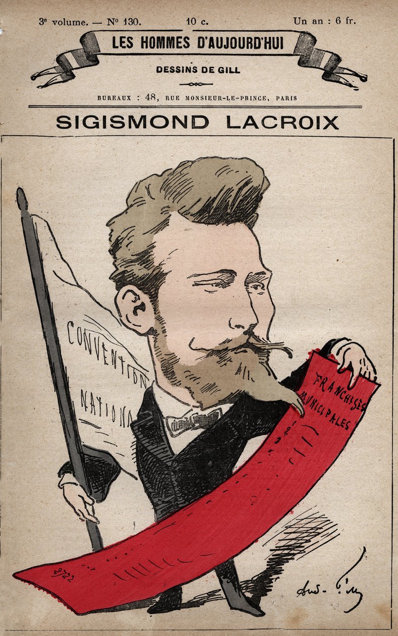Tegneserie af Sigismond Lacroix (Zygmunt Krzyzanowski) 1845-1909 fra 