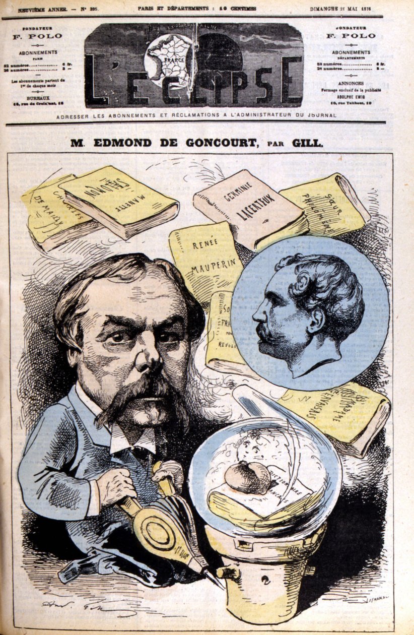 Edmond de Goncourt - af Gill, i "" L