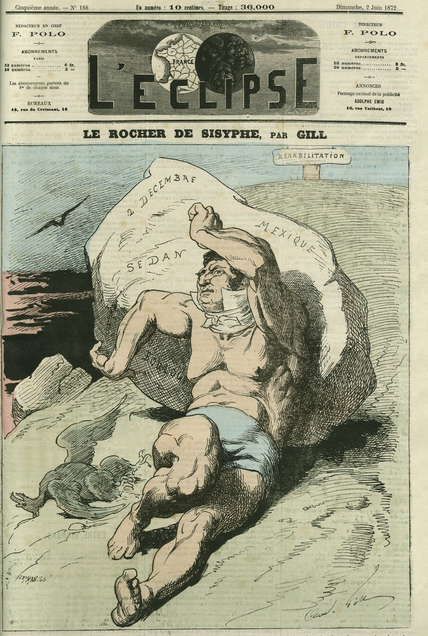 Eugene Rouher (1814-1884), fransk politiker. Cover i "" L