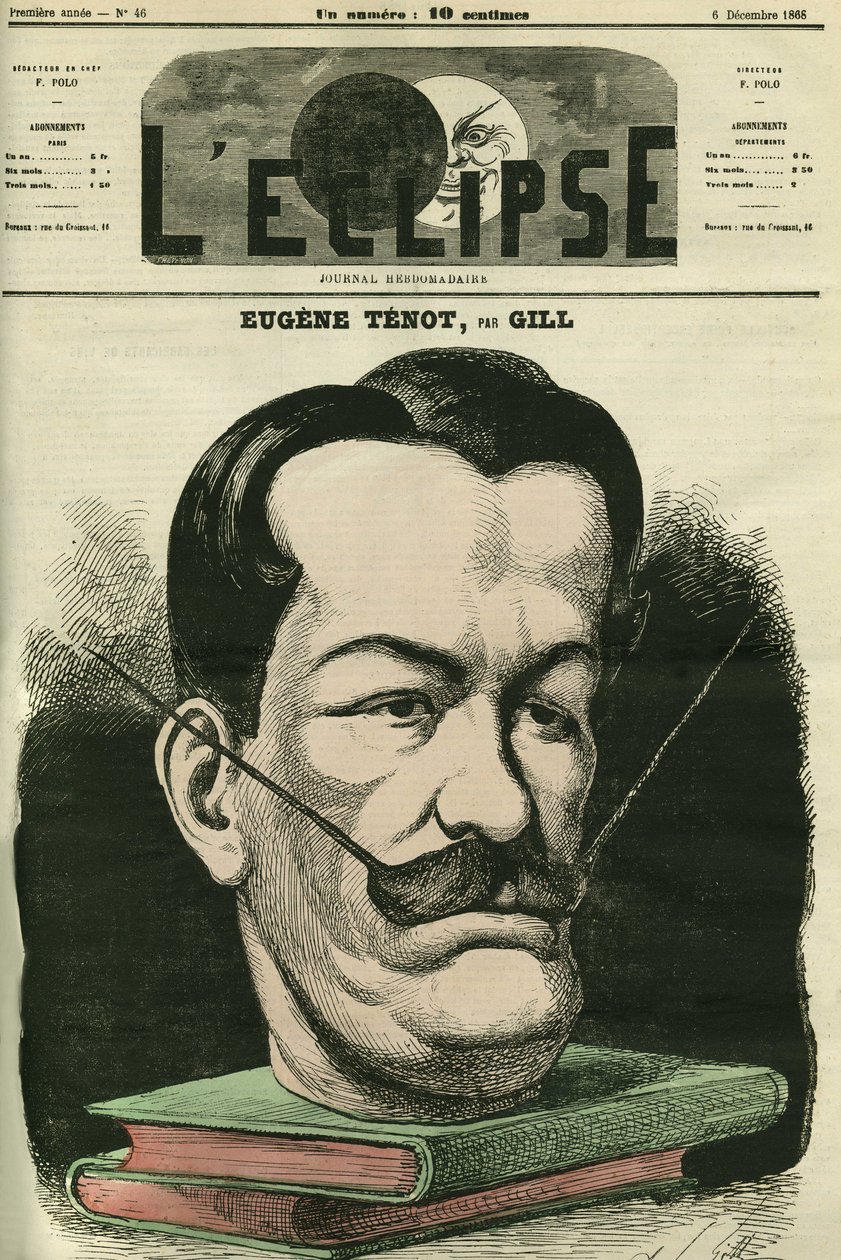Eugene Tenot, en fransk politisk mand og forfatter. Cover i "" L