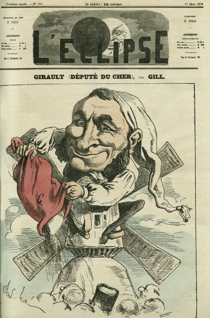Jean Girault (1825-1909), fransk møller og politiker. Cover i "" L