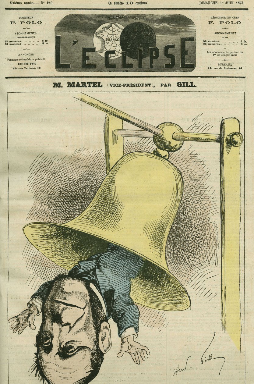 Louis-Joseph Martel (1813-1892), fransk politiker. Cover i "" L