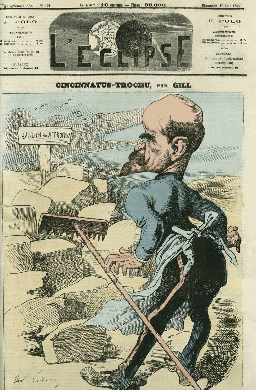 Louis-Jules Trochu (1815-1896), fransk general og politiker. Cover i "" L
