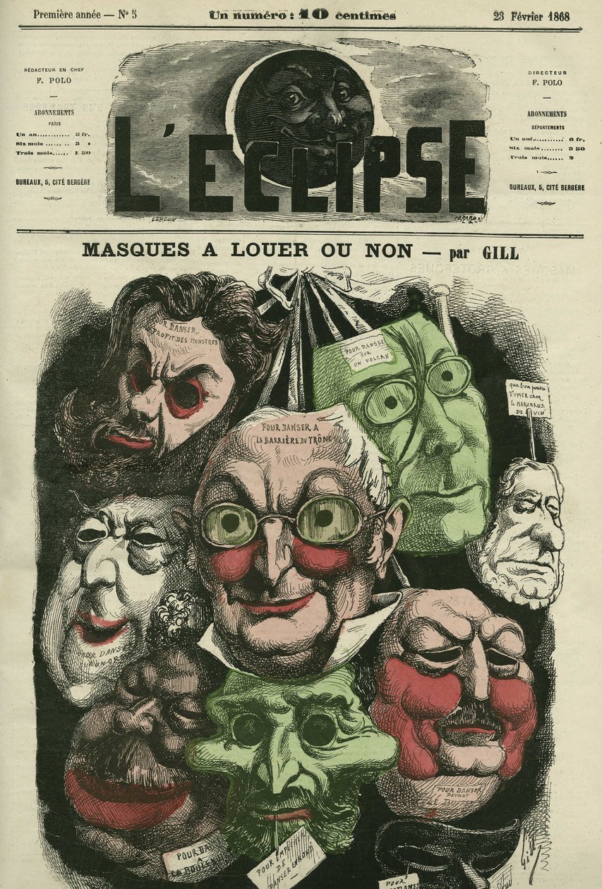 Masker til leje eller ej til karneval. Cover i "" L