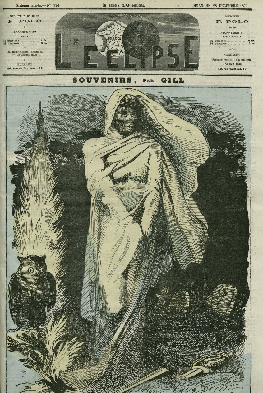 Erindringer om den fransk-preussiske krig i 1870. Forside i "" L