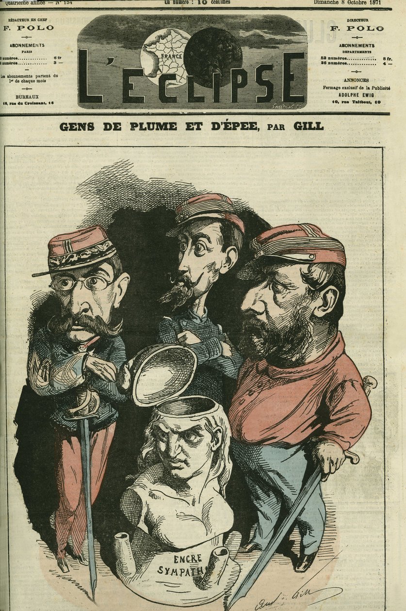 Folk med pen og sværd: Louis Leon Faidherbe (1818-1889), fransk militær, Camille Cremer (1840-1876), fransk general, og Philippe Toussaint Joseph Bordone (1821-1892), læge og militær. Cover i "" L