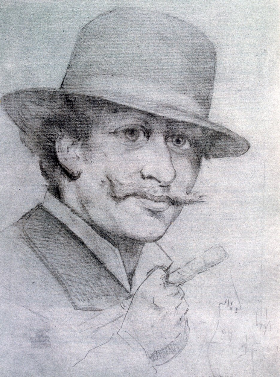 Selvportræt af André Gill, 1883, 1927 af Andre Gill