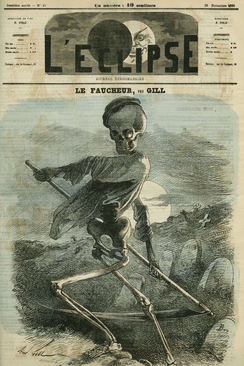 The Reaper, en fremstilling af døden. Cover i "" L