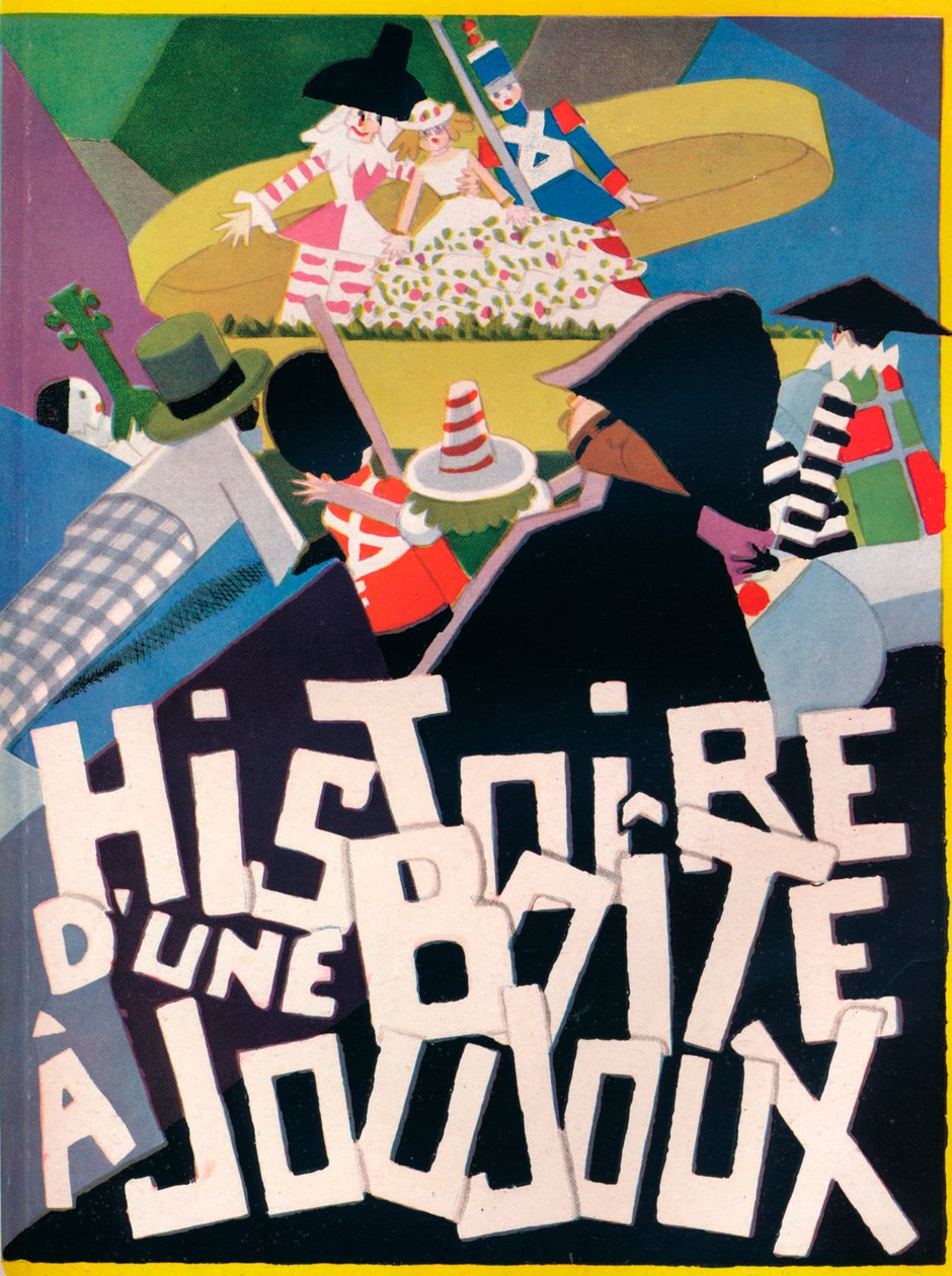Coverdesign af Andre Helle til Histoire dune Boite a Joujoux, 1926, 1929 af Andre Helle