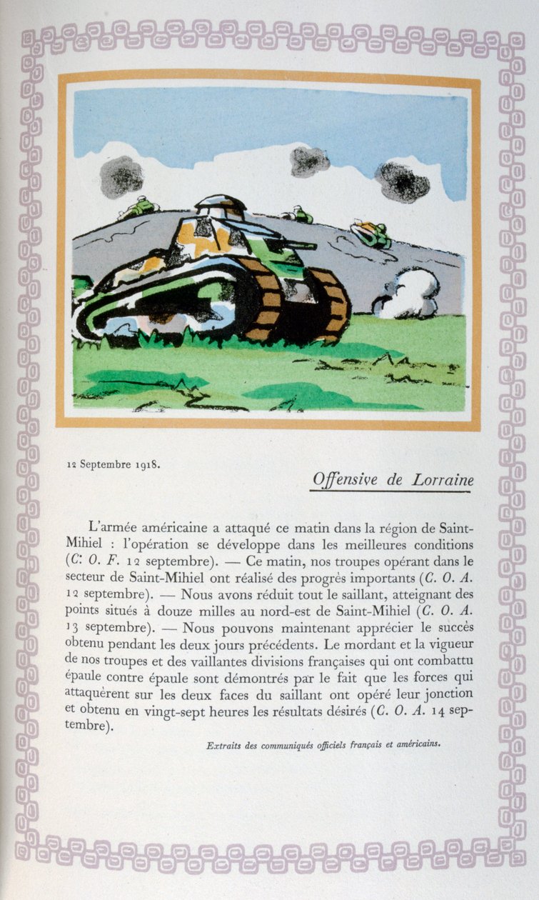 Lorraine-offensiv, 12. september 1918, 1919 af Andre Helle