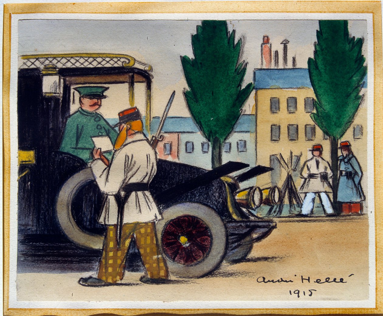 Parisiske taxaer (oprettet 1. september) af Andre Helle