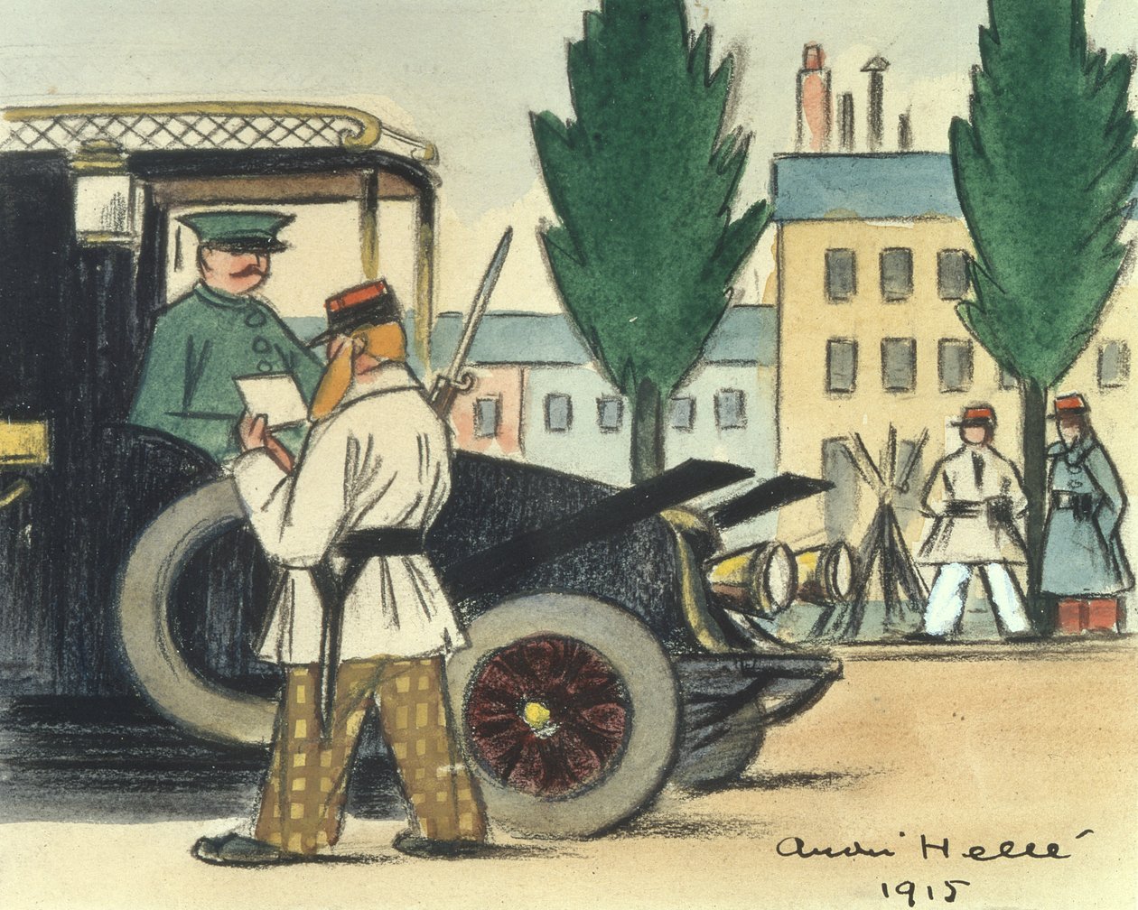 Taxaer under slaget ved Marne af Andre Helle