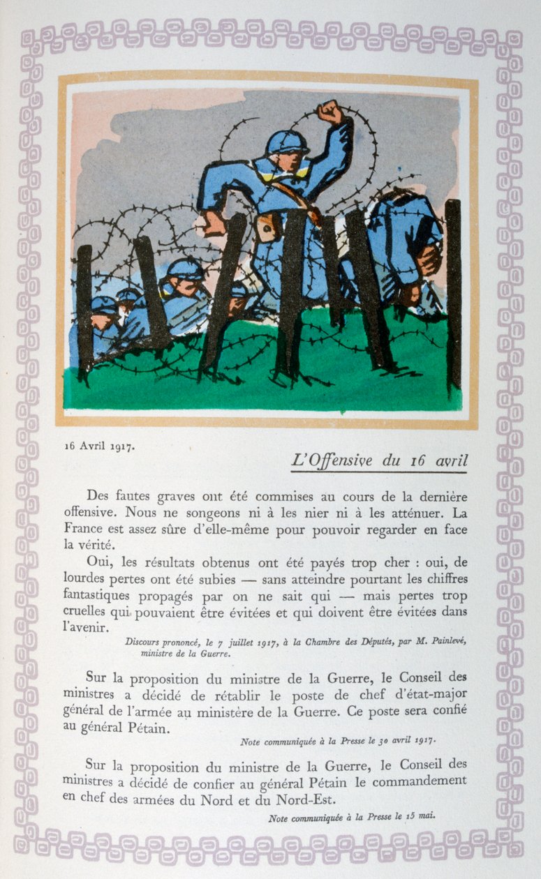 Det 2. slag ved Aisne, 16. april, 1917, 1919 af Andre Helle