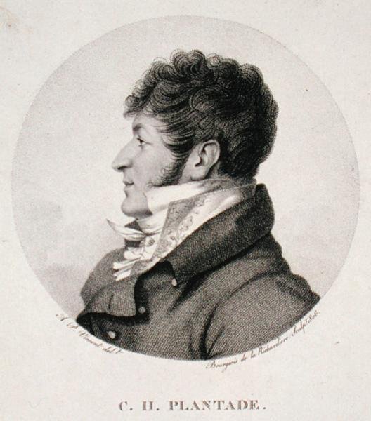 Portræt af Charles-Henri Plantade (1764-1839) 1806 (gravering) af Andre Paul (after) Vincent