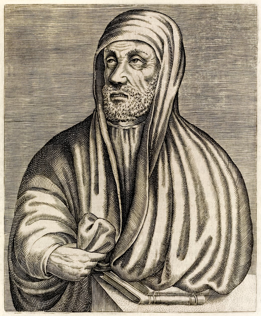 Avicenna eller Ibn Sina: Persisk polymath, fra True Portraits af André Thévet udgivet i 1584 af Andre Thevet