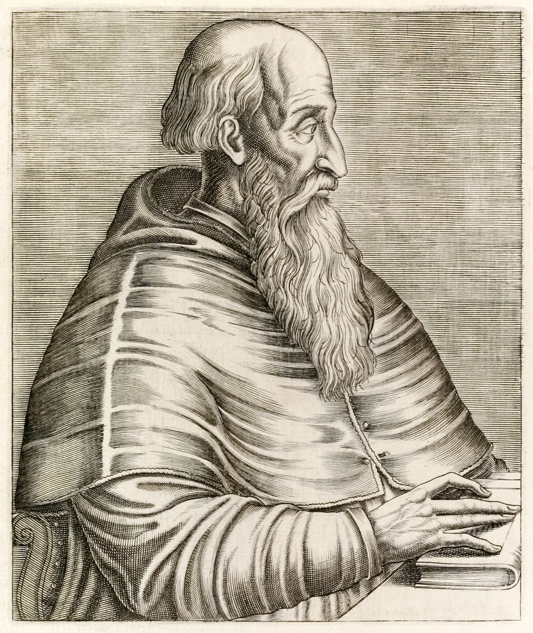Pietro Bembo, fra ?True Portraits?? af André Thévet (1516-1590) udgivet i 1584 af Andre Thevet