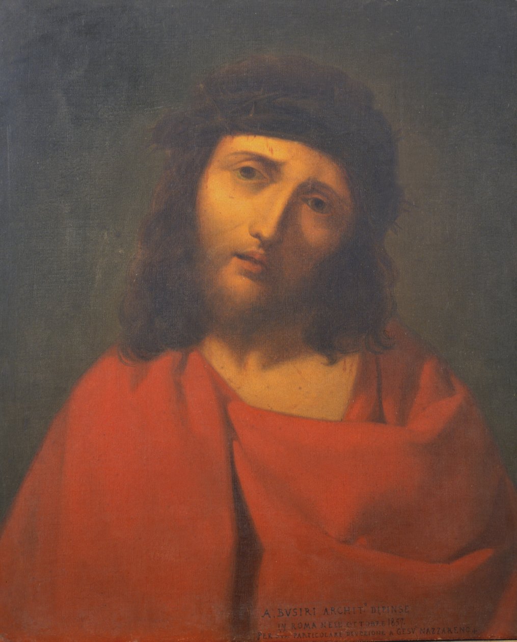 Jesus Kristus med tornekronen af Andrea Busiri Vici