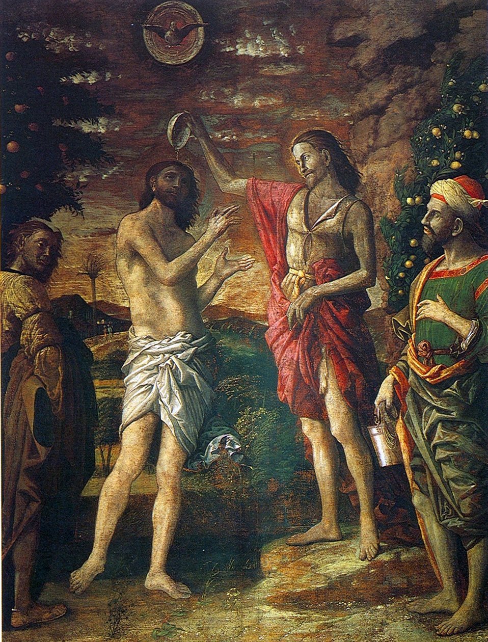 Kristi dåb af Andrea Mantegna