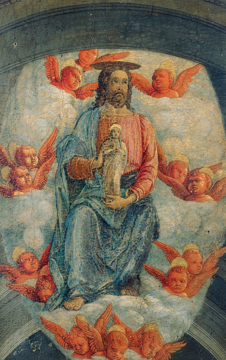 Kristus med Jomfruens sjæl af Andrea Mantegna