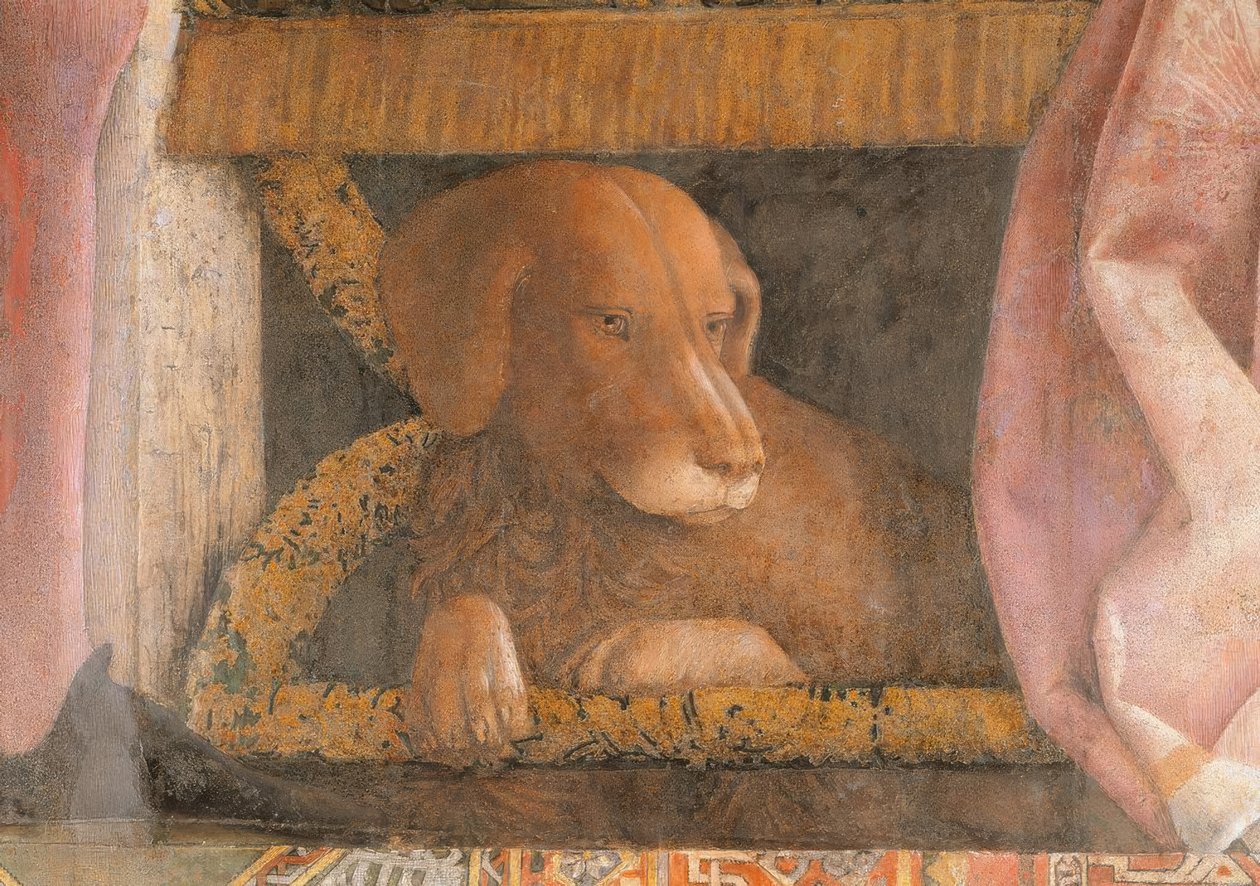 Lodovico III. Gonzaga med familie og hof af Andrea Mantegna