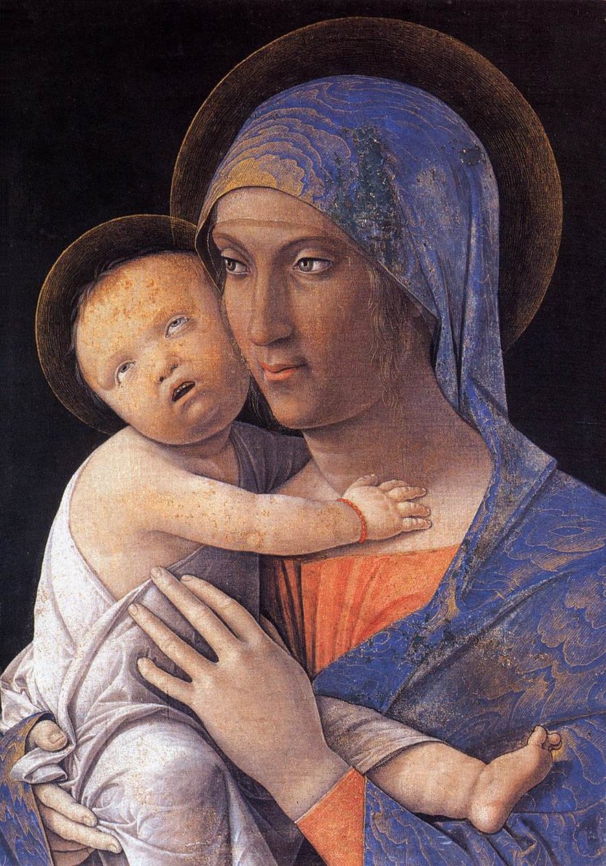 Madonna og barn af Andrea Mantegna