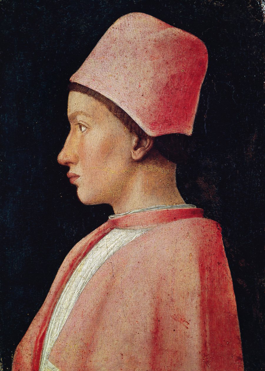 Portræt af Francesco Gonzaga II som dreng, 1461 af Andrea Mantegna