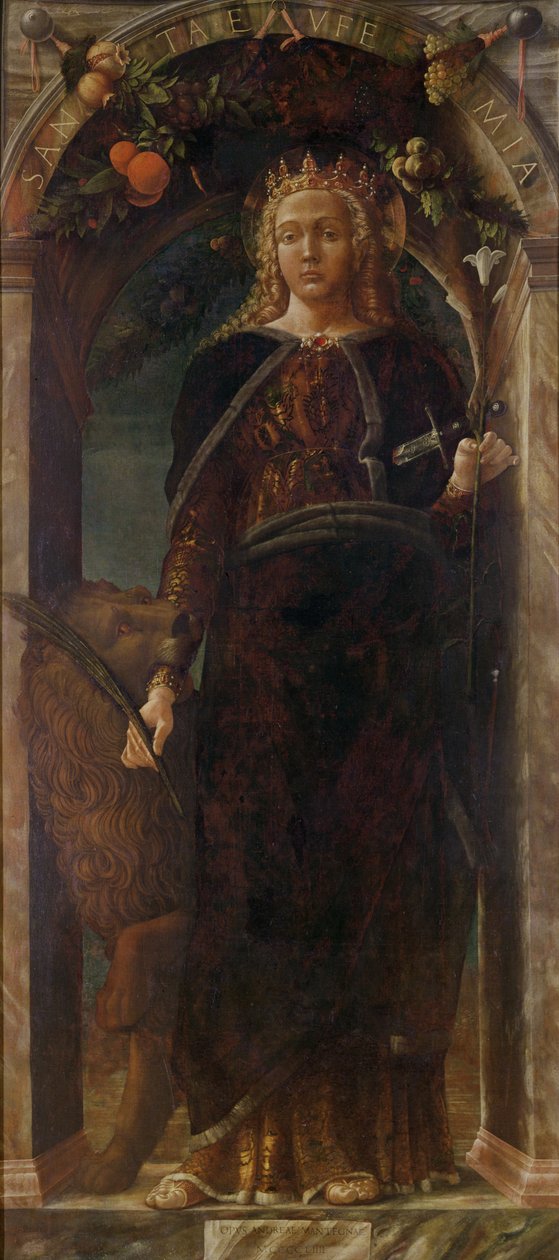 Saint Euphemia, 1454 af Andrea Mantegna