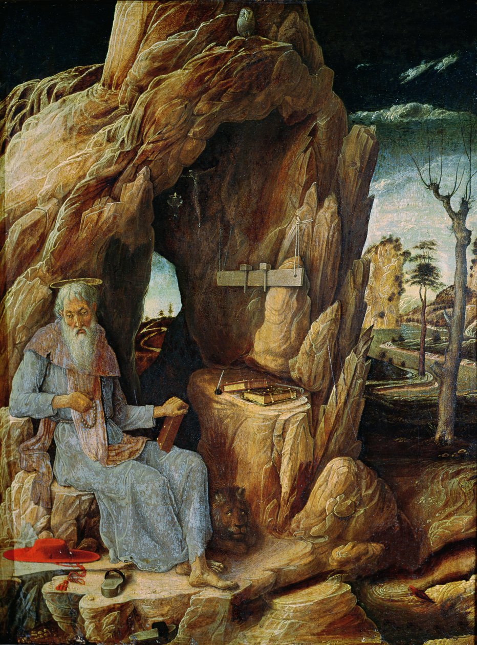 Sankt Jerome af Andrea Mantegna