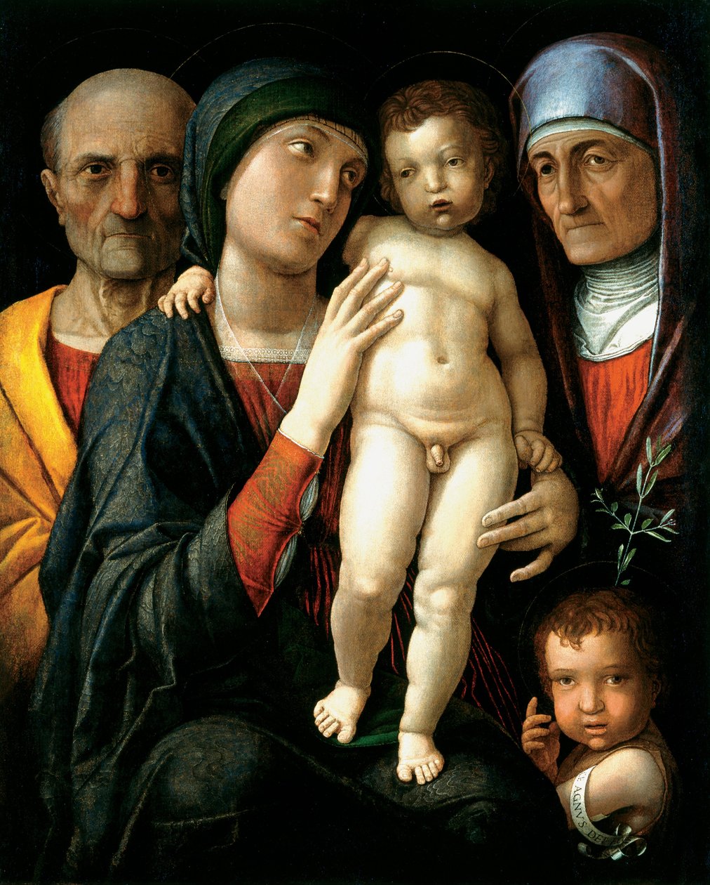 Den hellige familie af Andrea Mantegna