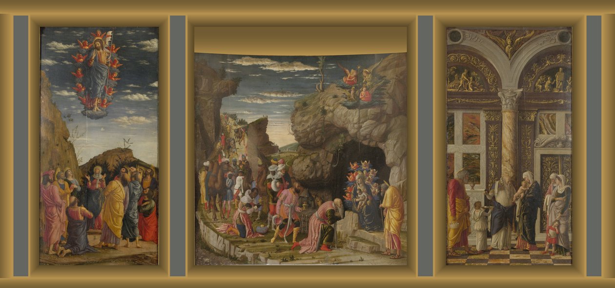 Triptykon af Andrea Mantegna