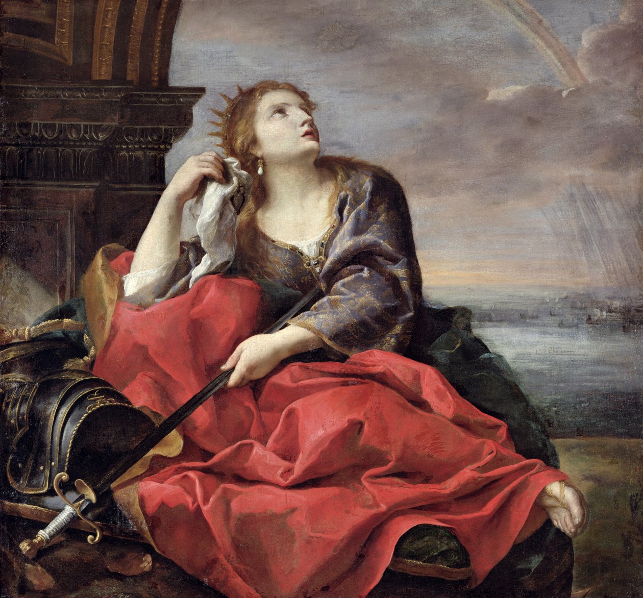 Didos død af Andrea Sacchi