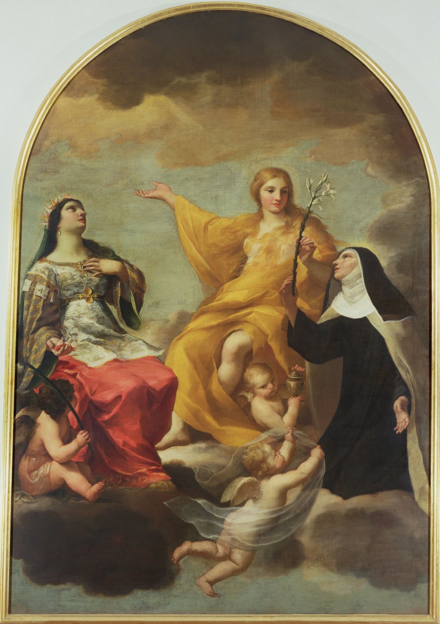 De tre Marys, 1633 af Andrea Sacchi