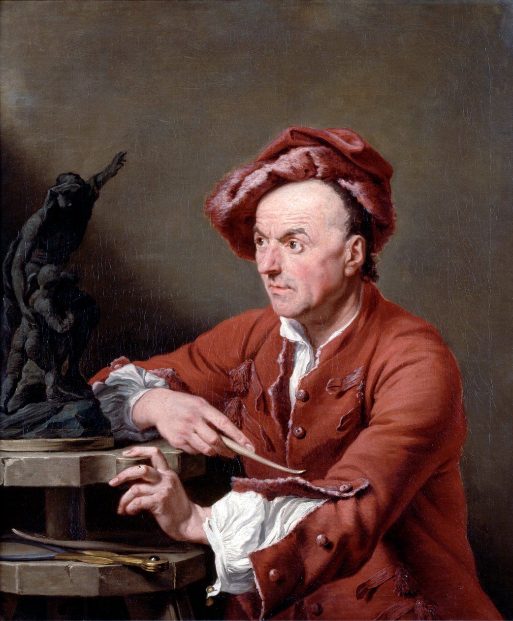 Louis Francois Roubiliac af Andrea Soldi