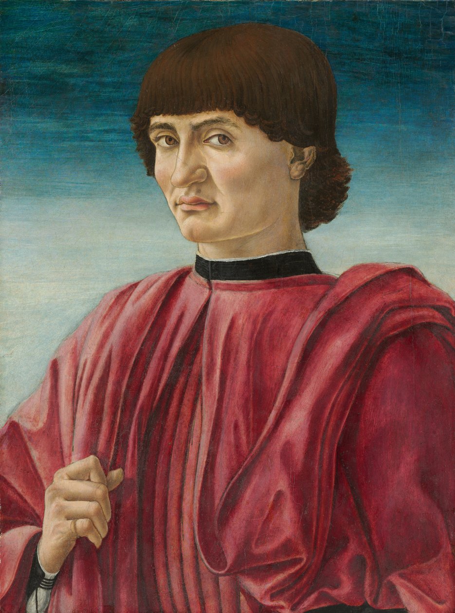 Portræt af en herre af Andrea del Castagno