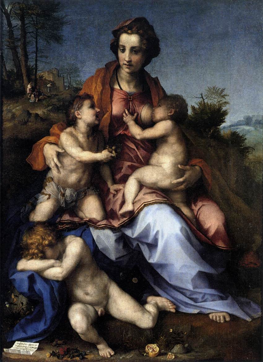 Velgørenhed af Andrea del Sarto