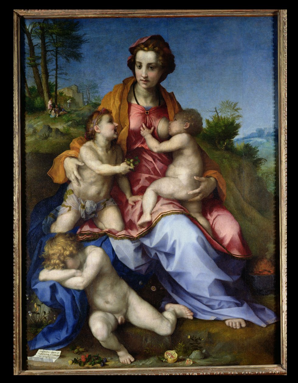 Velgørenhed, 1518-19 af Andrea del Sarto