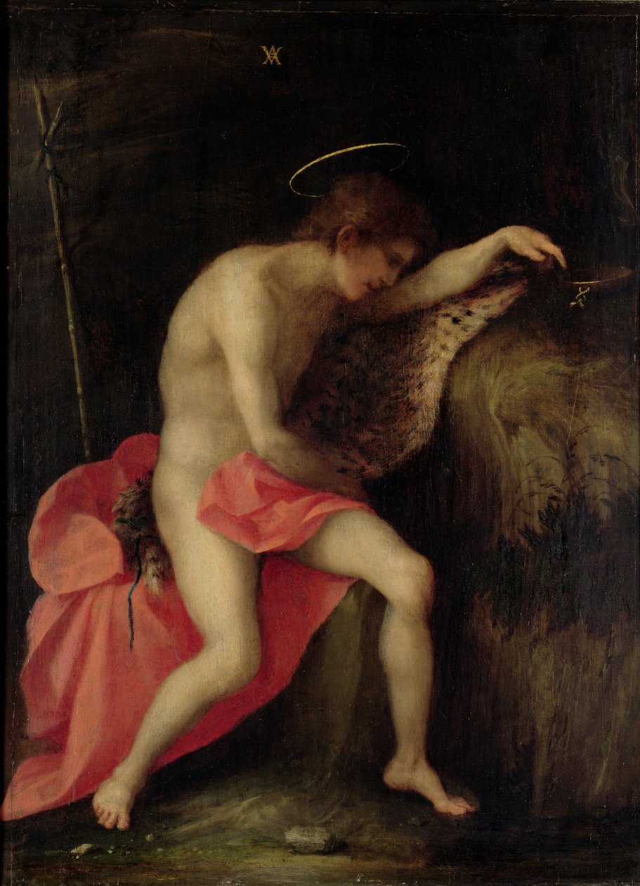 Johannes Døberen i ørkenen af Andrea del Sarto