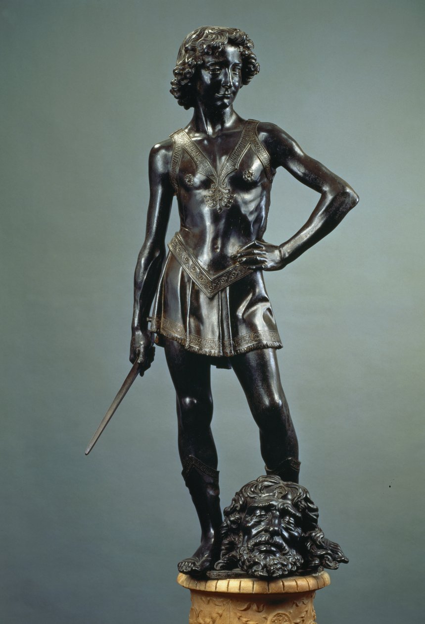 David, ca.1470 (bronze) (se også 220043) af Andrea del Verrocchio