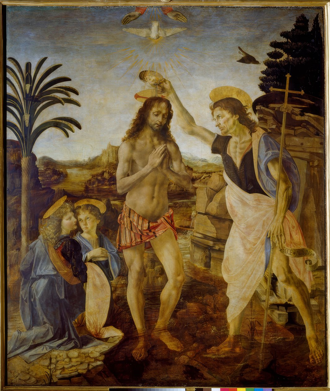 Kristi dåb af Andrea del Verrocchio