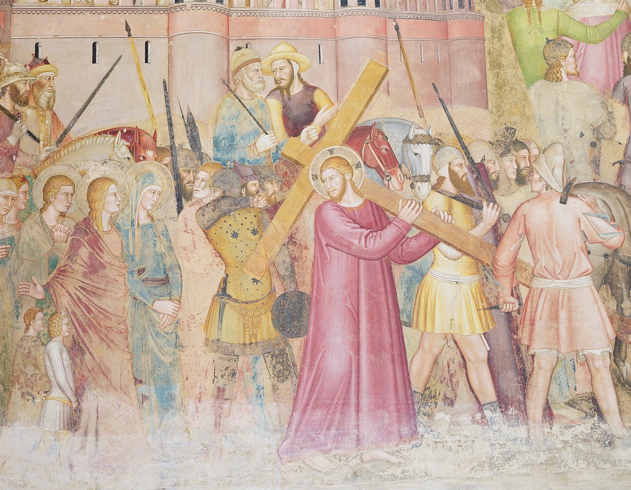 Vejen til Golgata, Capellone degli Spagnoli, 1365-67 af Andrea di Bonaiuto