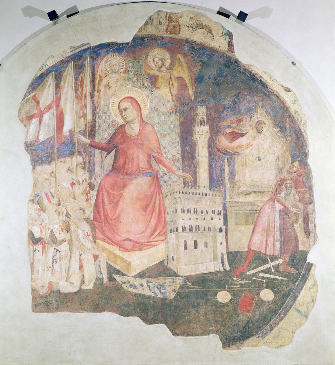 Udvisning af hertugen af Athen fra Firenze af Andrea di Cione Orcagna