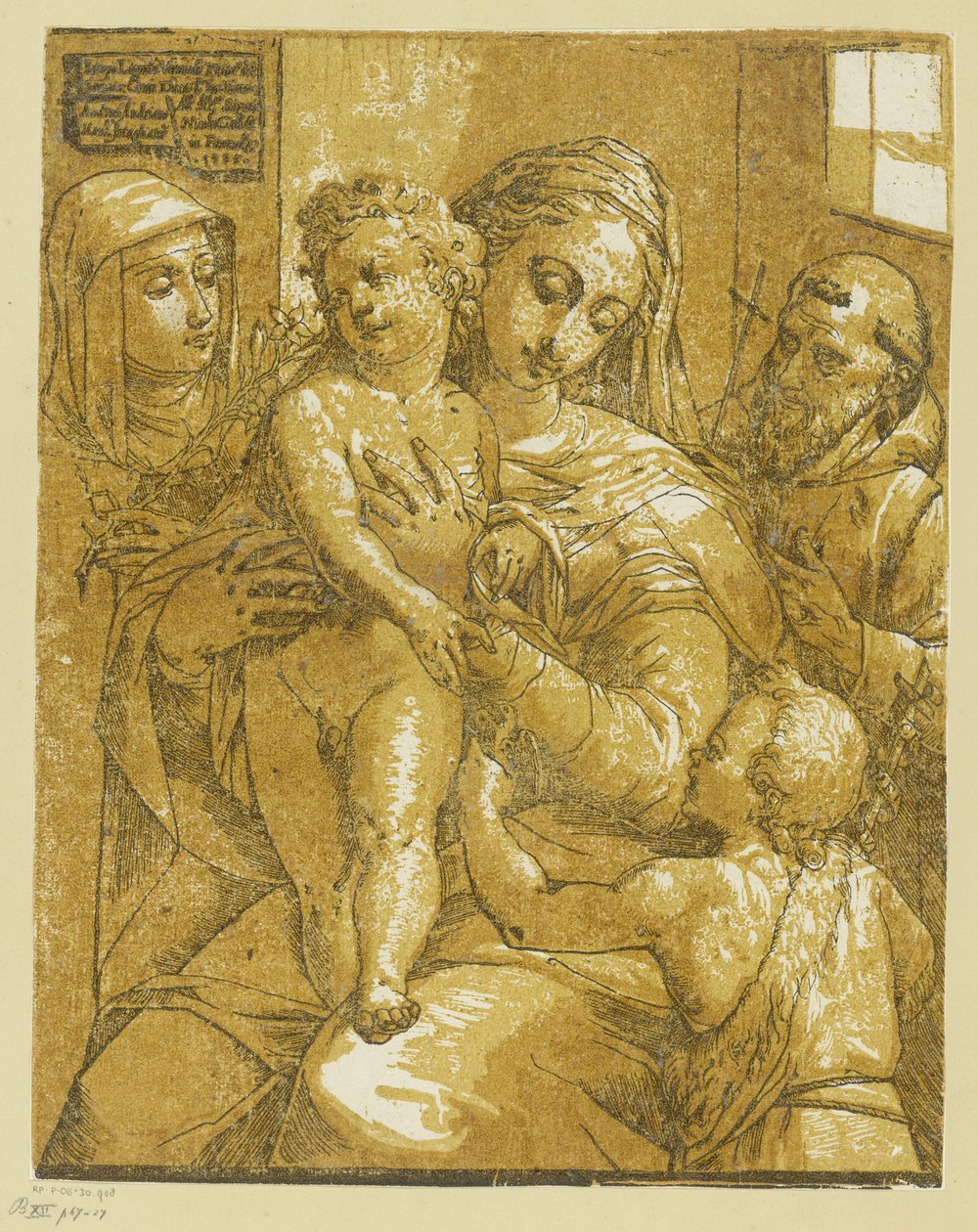 Maria med Kristusbarnet af Andrea Andreani