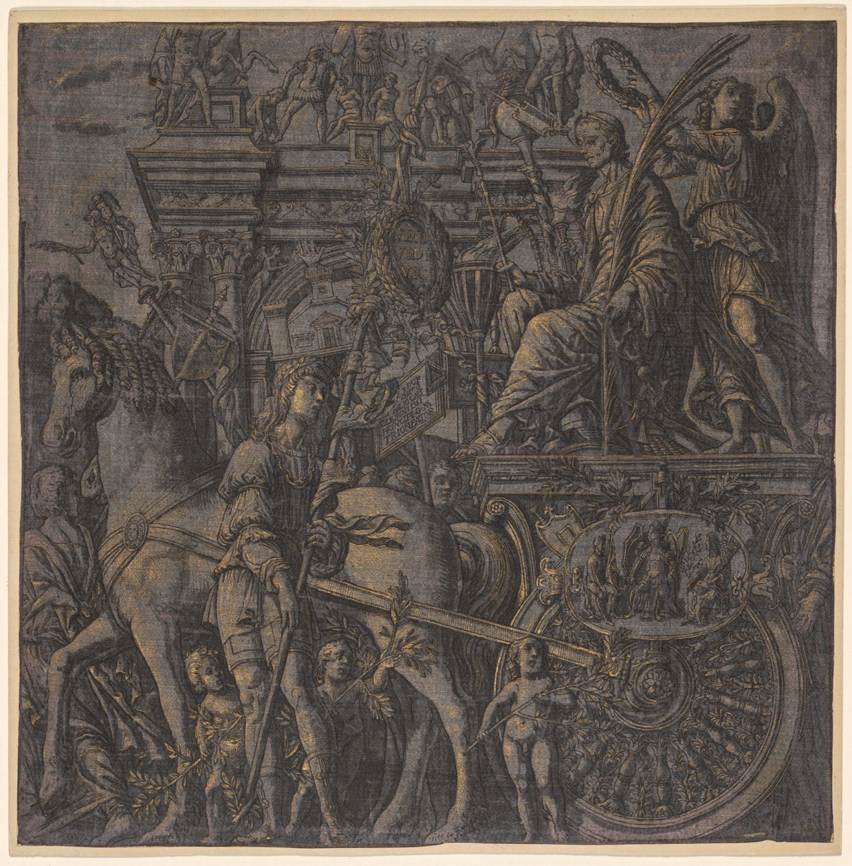 Julius Cæsars triumf: Caesar Triumphant af Andrea Andreani